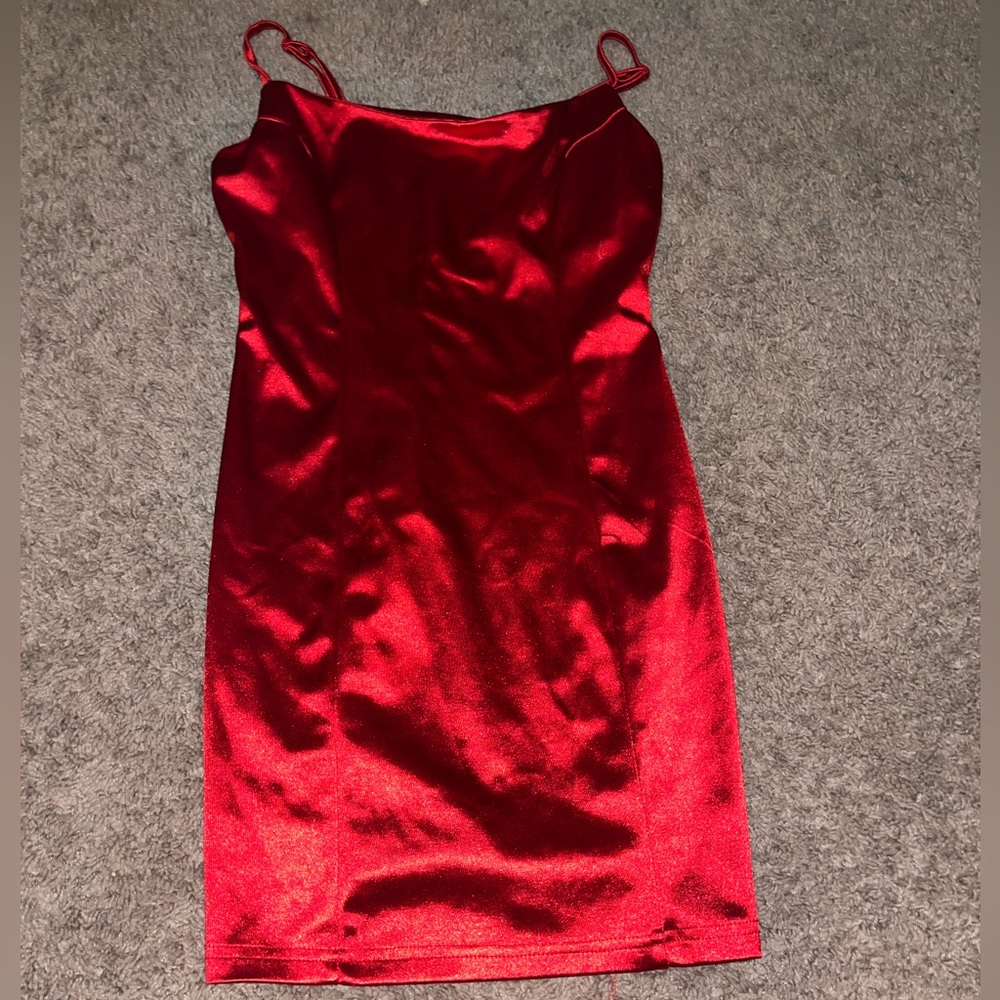 Silk bodycon dress